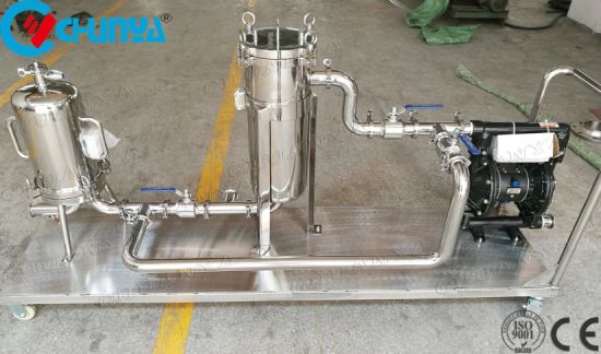 Movable Bag Filter with Water Pump