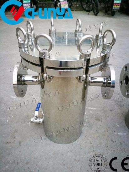 Stainless Steel Basket Filter Housing for Milk and Juice