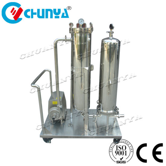 Industrial Customized Cartridge Filter Housing with Pump
